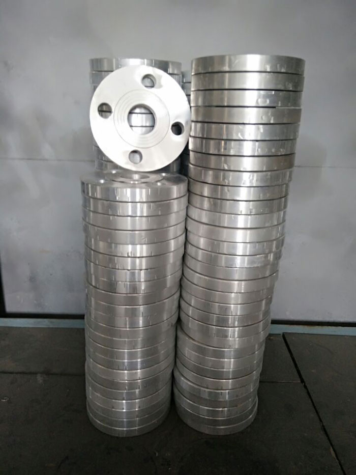 Aluminum round pipe flange
