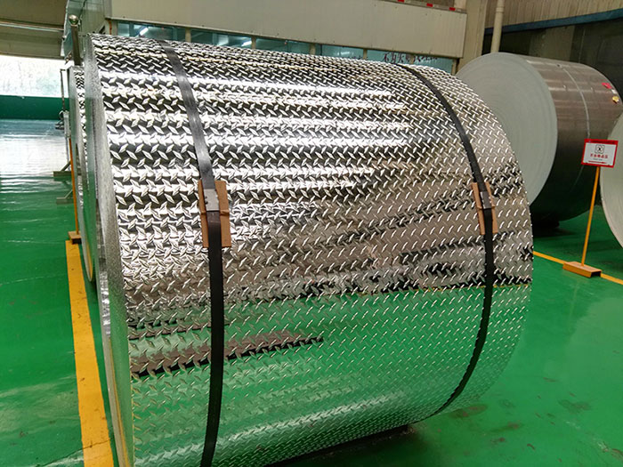 5052 marine grade aluminium checkered tread plate sheet