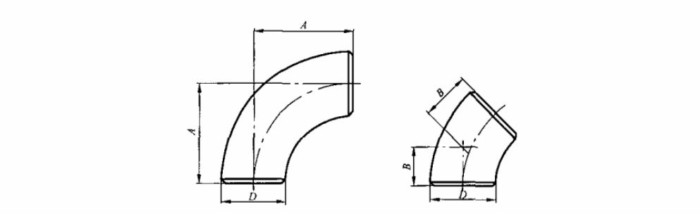 90 degree aluminum elbow