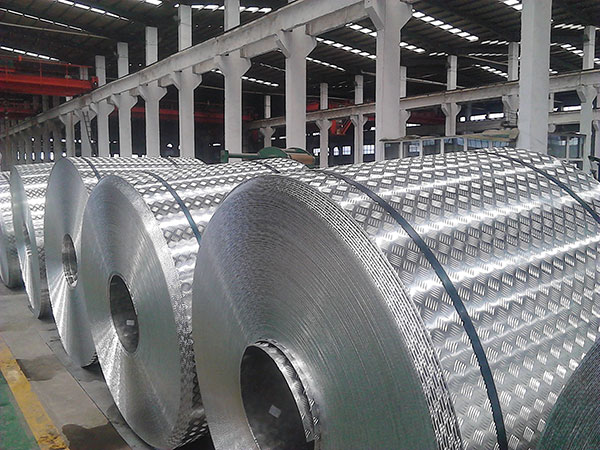 5 bars aluminium tread plate coils