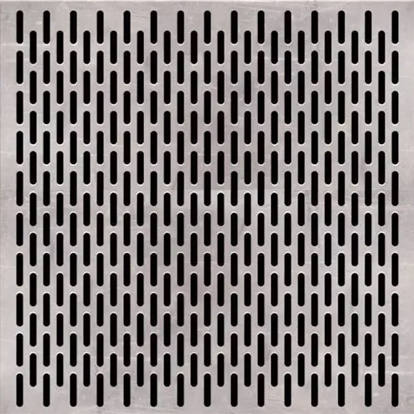 perforated aluminum panel rectangle hole