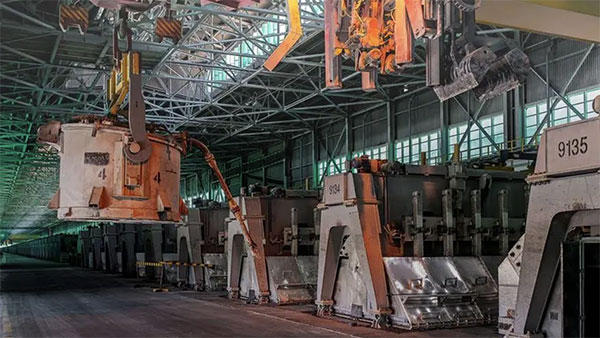 machinery for producing aluminum