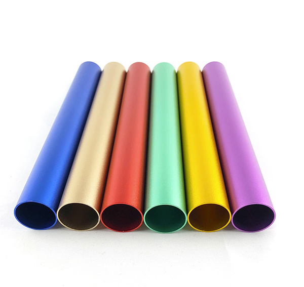 anodized aluminium tubes